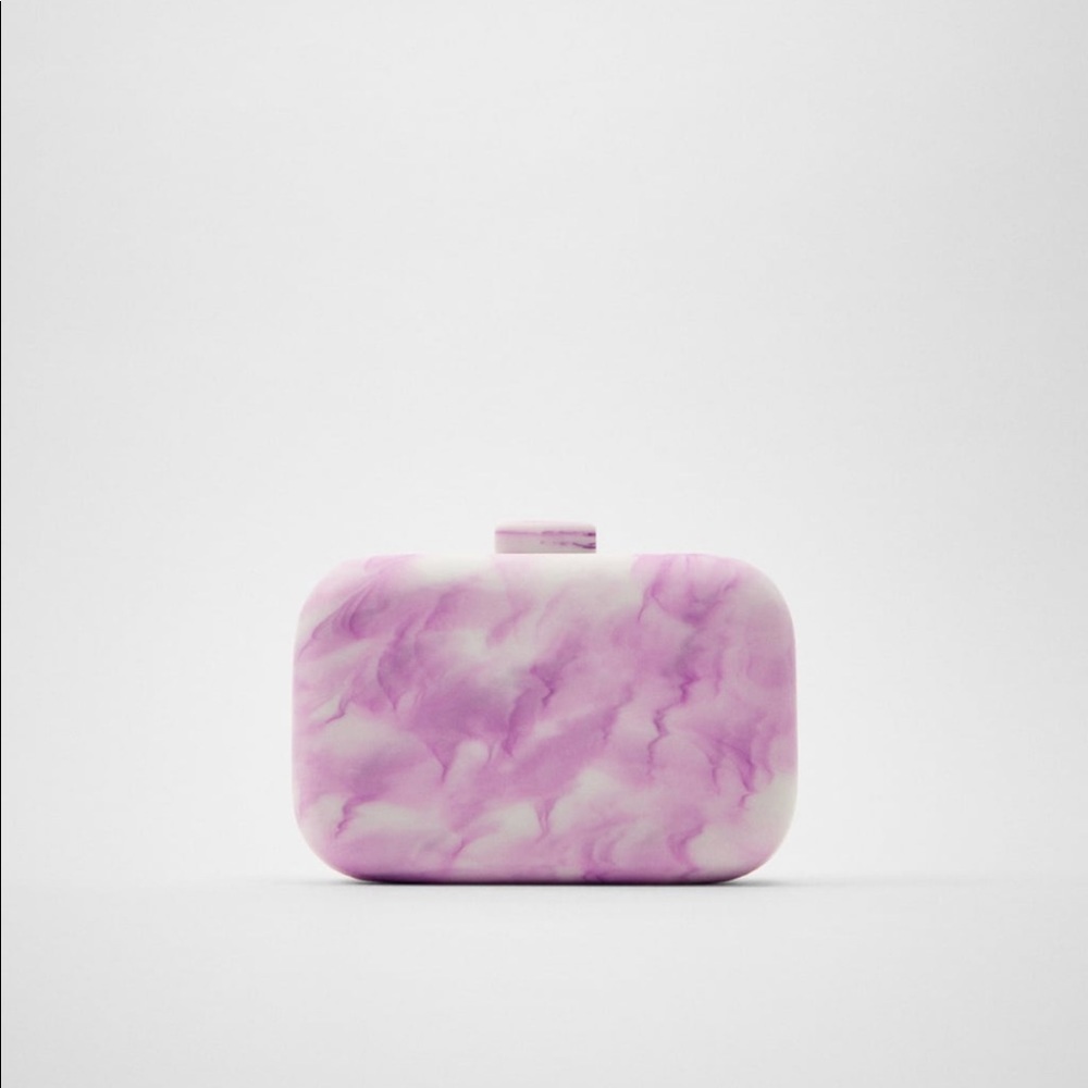 ZARA Printed Crossbody Box Bag - Picture 2 of 5